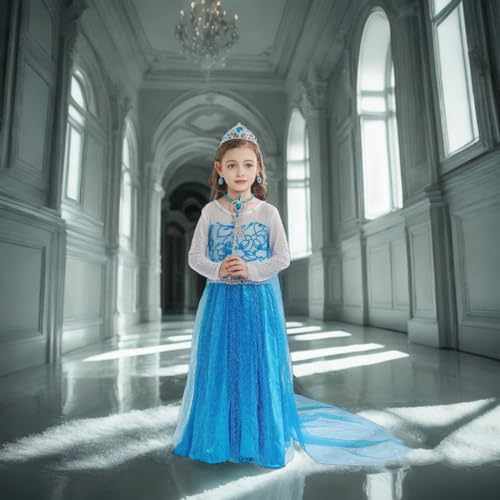 Disfraz de princesa para niñas 4-5 años miniatura 2