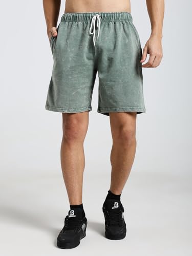 Image of Vogaan Men's Cotton Short Sleeve Tracksuit Summer T Shirt & Shorts Set with 2 Pockets || Casual Co-ord Sets