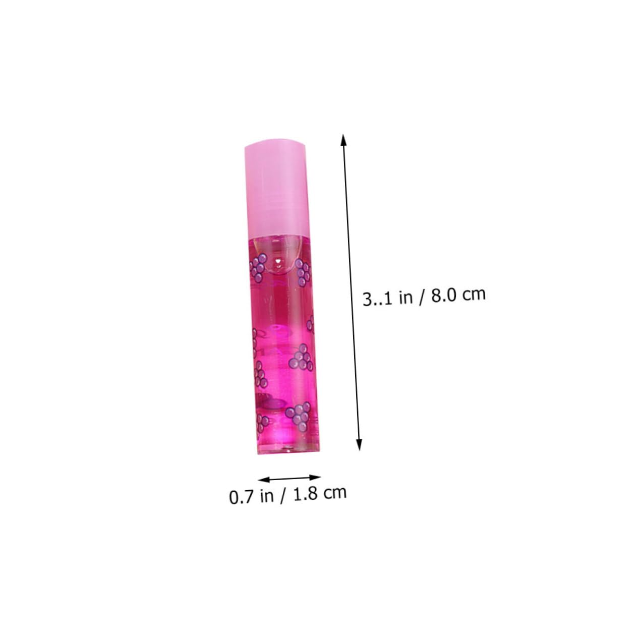 Brillo Labial Hidratante Transparente de Frutas 12 Piezas | Plástico Líquido, Diseño Delicado y Adorable, Obsequio de Invierno para Amigas y Familia