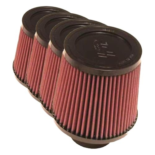 Image of K&N High-Flow Original Lifetime Universal Clamp-On Air Filter: High Performance, Premium, Washable: Flange Diameter: 2.75 In, Filter Height: 5.5 In, Flange Length: 2 In, Shape: Round Tapered, RU-4960