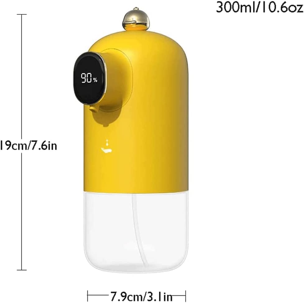Automatic Soap Dispenser - 300ml Countertop/Wall-Mounted USB Rechargeable Pump, Stylish & Practical Soap Dispenser for Home, Kitchen, and Bathroom Use - Hands-Free Hygiene Solution image 2