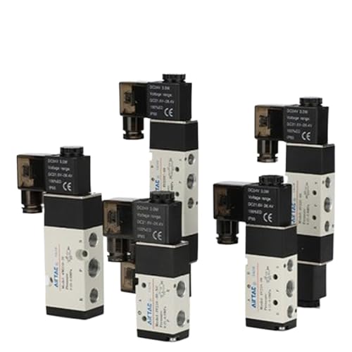 Vanne solénoïde directionnelle 4V210-08 commutation rapide DC 24V air comprimé - 4