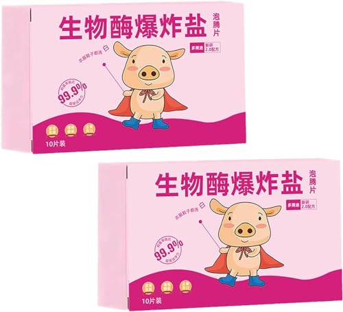 EXQST Bio-Enzyme Concentrado Limpiador Multiusos Tabletas Limpiador Enzimático Natural Potente Eliminación de Manchas Tabletas de Limpieza Bio-Enzyme Limpieza Rápida en 3 Minutos