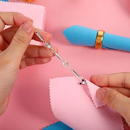 200 Pieces Jewelry Cleaning Cloth Polishing Cloth Jewelry