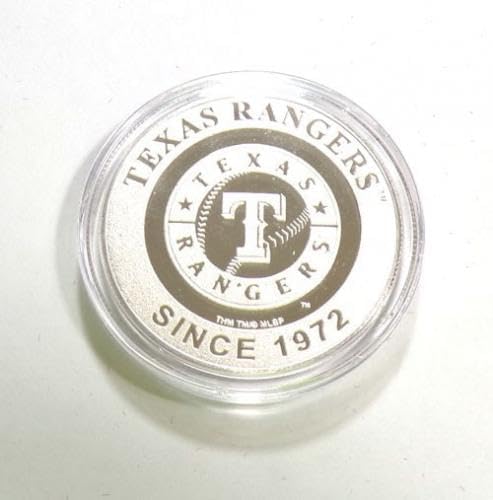 2022 Texas Rangers 50th Anniversary Silver Mint Commemorative Coin LE 5,000 - MLB Photomints and Coins