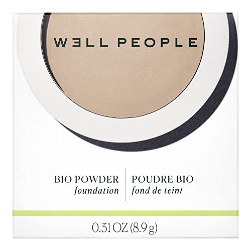 Well People - Bio Pressed Powder Foundation | Clean, Non-Toxic Beauty (2W - Fair, Golden Undertone) #TOP2