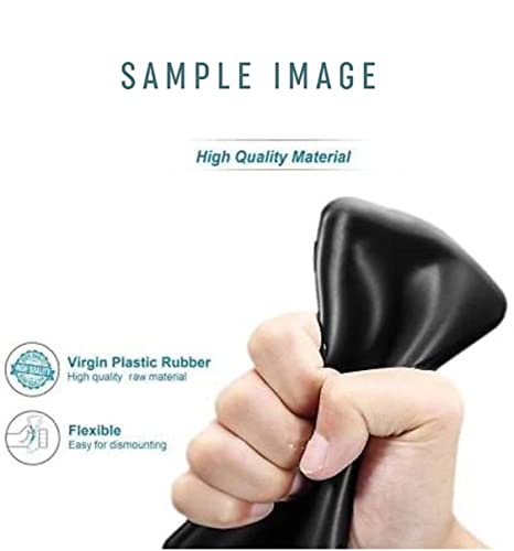 Image of Mobile Back Cover Case for Xiaomi Mi 10I (Silicone Case|CameraProtection|Black SC1510)