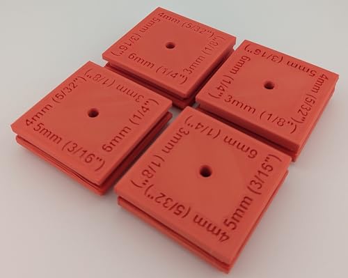 Magnetic Hold Down for Laser Engravers, Compatible with Omtech, Glowforge, Xtool, Thunder, Nova, Atomstack (Red)
