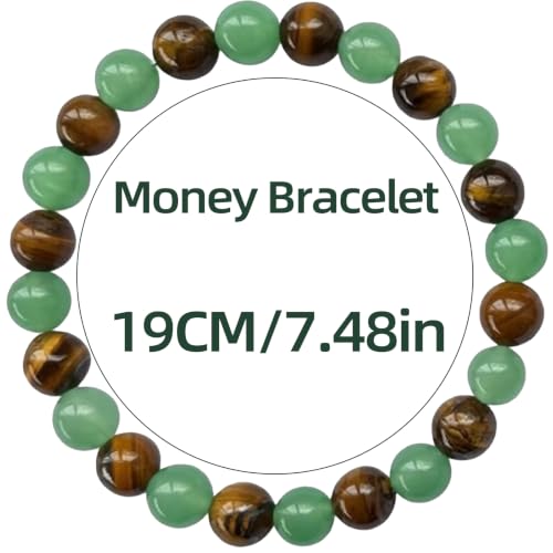 Money Bracelets for Women, Attract Wealth, Good Luck, 7inch, 8mm, Good Luck Bracelet, Facilitating Business Negotiations, Boosting Wealth Accumulation, Aiding Adventurous Journeys, Providing Exquisite Gifts. — view 6