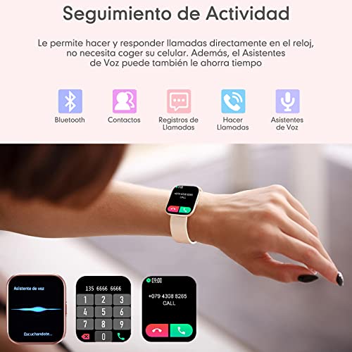 Smartwatch, smartwatch mujer Marca Lostrain (2)