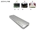 Produktbild EZDIY-FAB USB-C Gen2 M2 SSD externes Gehäuse mit Typ C + Typ A Kabel-NGFF SATA Based Key M.2 Gehäuse USB 3.1, Solid State Drive Adapter als Externe Festplatte Kompatibel mit 2230 2242 2260 2280