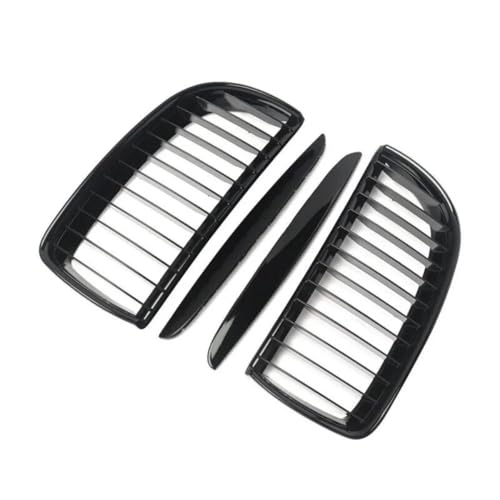 Grilles de radiateur double pont look moderne BMW E90 E91 05-08 - 4