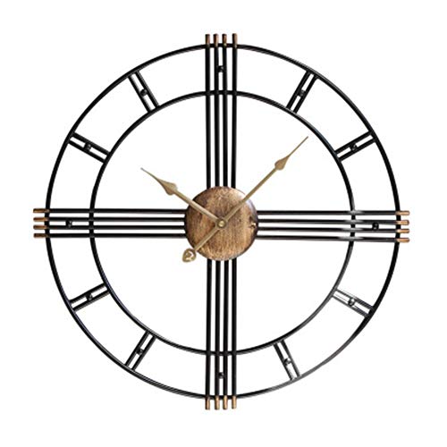 Horloge murale européenne créative et durable façonnée à la main
