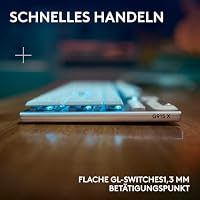 Logitech G G915 X LIGHTSPEED TKL - flache kabellose Gaming-Tastatur mit Double-Shot-PBT-Tastenkappen, taktilen GL-Switches,PC/Mac, DEU QWERTZ, Logitech G502 X PLUS LIGHTSPEED Wireless RGB Gaming Mouse – Ansicht 5
