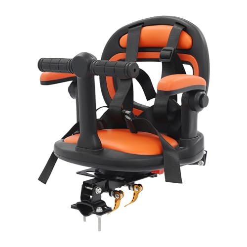 Child Bike Seat, Front Mount, 360° Rotation, Adjustable Arms