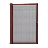 Aeovot Mosquiteras Correderas Personalizable para Ventanas - Mosquitera Enrollable Lateral Ventana Puerta con Marco de Aluminio y Malla de Pet, Red Anti-Insectos Fácil Instalación(B)