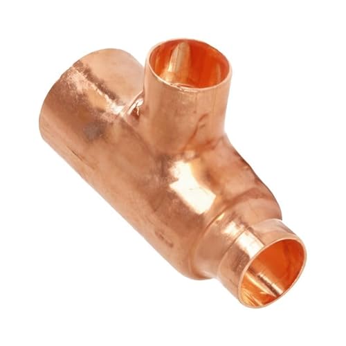 22mm x 15mm x 15mm Reducing Tee - End Feed - Bag of 2