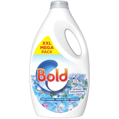 Bold Liquid Laundry 75W - Spring Awakening - Clean, Crisp And Natural, Bold Spring Awakening Washing Liquid Feels Like A Fresh Spring Evening Has Soaked Into Your Fabrics