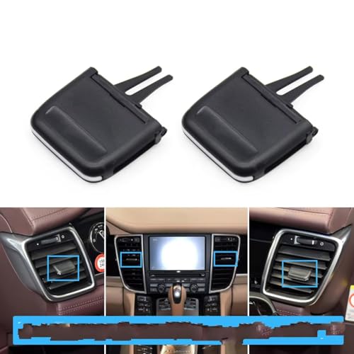 Repara tu aireador salpicadero de Porsche Panamera 2011-2015 con este kit central de 2 clips 2