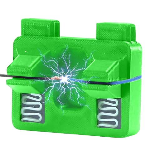 Attrezzo per saldatura a filo elettrico, attrezzo per saldatura a filo, morsetto per saldatura, compatibile con una varietà di fili, per lavori elettrici (Green)