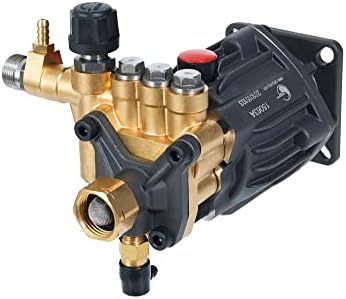 Canpump Pressure Washer Axial Pump, 2800 psi at 3.0 gpm, 3/4-inch Shaft Full Brass Head