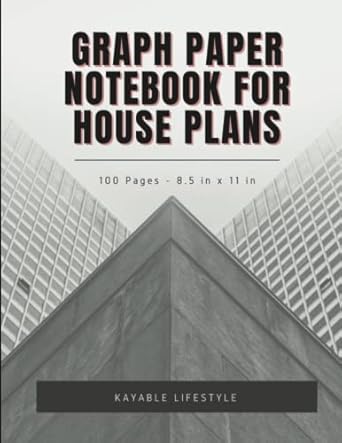 Graph Paper Notebook for House Plans: Drawing Tool For Carpenters ...