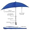 Franklin Sports All Position Umbrella with Universal Clamp SidelineBrella-TekSun Protection UPF 50+