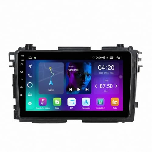 Pantalla coche para Honda HR-V 2013-2018 con navegación GPS, Bluetooth y memoria de 2G+32G