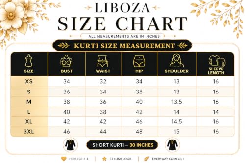 Image of LIBOZA Kurti for Women - Short Chikankari Kurtis for Girls, Lakhnawi Tunic Top Kurta Design for Ladies, Woman Ethnic Kurthis & Shirt with Sleeve