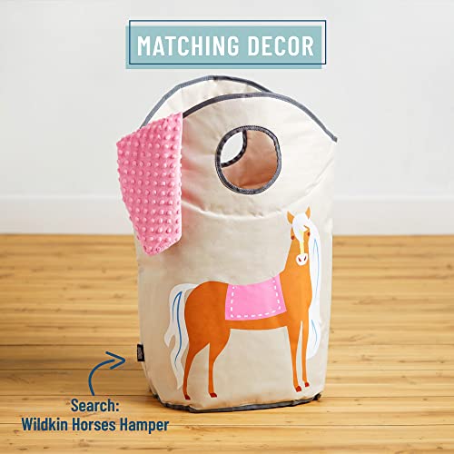 Wildkin Kids 7 Pc Full Bed In A Bag For Boys And Girls, Microfiber Bedding Set Includes Comforter, Flat Sheet, Fitted Sheet, Two Pillow Cases And Two Shams (Horses) #TOP3