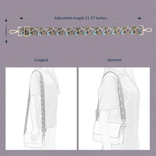 Image of chushui Replacement Purse Strap,Wide Adjustable Crossbody Straps for Handbags