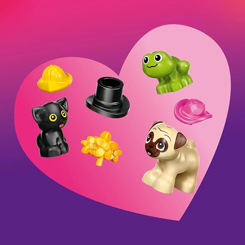 Image of LEGO Friends Pet Accessories Van Toy with 2 Minidolls - Kitten, Dog and Frog Animal Figures - 42678