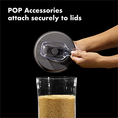 OXO Conjunto de 3 recipientes de vidro POP para armazenamento de alimentos – 0,6, 1,5 e 3,3 litros