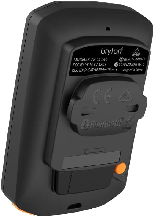 bryton rider 15 neo gps cycling computer device only twist click go 3 satellite system 16 hr battery life supports ble speed cadence heart r