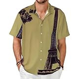 Coupe décontractée style classique : conçu avec un col boutonné classique, une fermeture à 7 boutons sur le devant, et une coupe décontractée spacieuse pour un maximum de confort et de facilité de mouvement; comprend une poche de poitrine gauche pratique pour un usage quotidien.