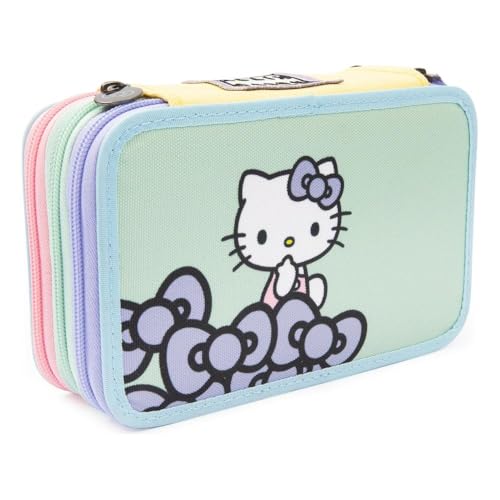 Giochi Preziosi Hello Kitty - Estuche escolar completo de 3 cremalleras