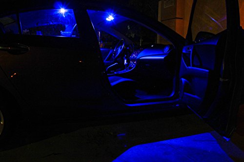 Kit de luces LED interiores para Dodge Charger 2006-2010 azul miniatura 5