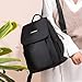 Farcauo Backpack for Women Small Travel Backpack Purse Cute Lightweight Back Pack Black Nylon Small Purses