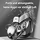 Lmgoc NEW Elektroschockkäfig APP Smart Peniskäfig mit Elektro Schock, Keuschheitsgürtel Set Mit 3 Cockringe, Wireless Chastity Cage Male BDSM Fetisch Bondage Keuschheit Sex Spielzeug für Paare
