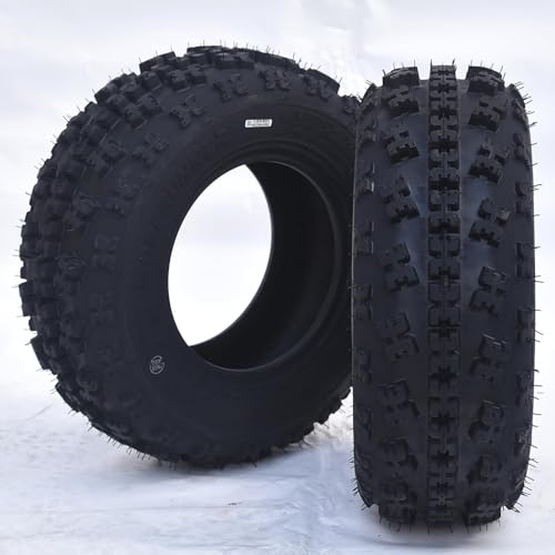 ClassyThreads Set of 2 ATV Tires All-Terrain Tires 21x7-10 4PR ...