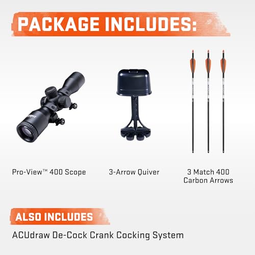 Wicked Ridge Invader M1 De-Cock Crossbow, Peak Camo - 390 FPS - Equipped with Pro-View 400 Scope, ACUdraw De-Cock + D1 Trigger - Thumbnail 3