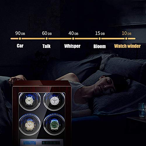 Caja engradadora de relojes de diseño moderno con luz LED superior 7