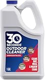 30 SECONDS Outdoor Mold & Mildew Stain Remover | Concentrate | Gallon | Vinyl Siding Fences Patios & More