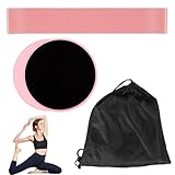 HABNI Exercise Slider,Gleitscheiben Fitness Core Sliders Doppelseitige Gleitscheiben Gym Gliding Discs Gleitende Scheiben Gym Home Fitness Equipment Gleiter Pads Für Übungen, Doppelseitige Slider Pads