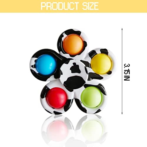 20 Pcs Pop Bubble Simple Dimple Fidget Spinners For Party Favors, Hand Fidget Bulk Toys For Classroom Prizes, Halloween Christmas Valentine Gifts For Kids Goodie Bag Stocking Stuffers #TOP1