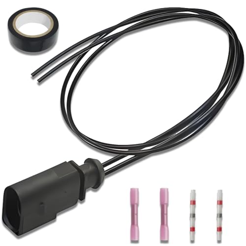 Image of ZAMDOE 1J0973802 Wiring Harness Brake Pad Wear Sensor Repair Kit for Seat for Skoda for Audi A1 A2 A3 A4 A5 A6 A7 A8 S3 S4 S5 S6 for VW T4 T5 T6 Wiring Connector Plug