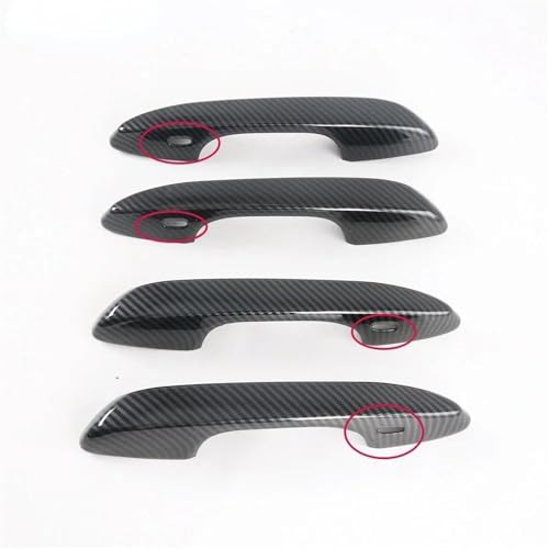 �J�[�{���t�@�C�o�[ �N���[�� �J�[�h�A�n���h���J�o�[ �g���� �X�e�b�J�[ �X�^�C�����O�A�N�Z�T���[ �ɓK�����郌�N�T�X LS LS350 LS500 LS500h XF50 2018-2022�p(Style2)