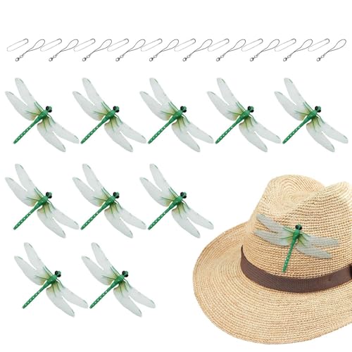 Clip a libellula come decorazione | libellula decorativa 3D come decorazione da giardino | decorazione da giardino | per giardinaggio, cortile, balcone, terrazza, cortile, , esterno, esterno e