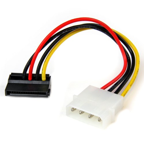 StarTech.com 6in 4 Pin LP4 to Left Angle SATA Power Cable Adapter - LP4 to SATA Power Adapter (SATAPOWADPL)