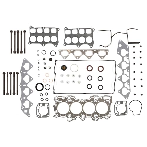 Domestic Gaskets DG-8614915501 Graphite Head Gasket Set Head Bolts Compatible With/Replacement For 94-01 Acura Integra GS-R 1.8 B18C1 B18C5